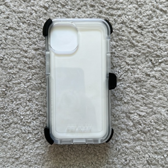 Pelican clear iPhone 13 case with holster/stand - Picture 3 of 7